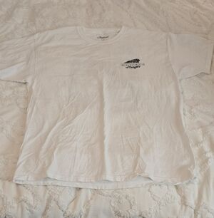 Men's White Indian Motorcycle Sturgis T-Shirt w/Logo, Size XL (1206)